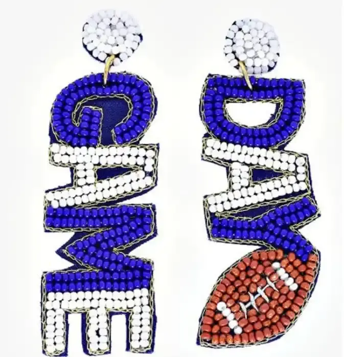 Ricamo fatto a mano all'ingrosso 2023 gioielli di moda Vintage resina nappa grande pendente orecchini di perline per le donne gioielli