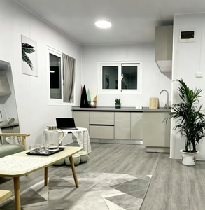 YESON Maison conteneur pliable extensible 40 pieds à texture bois, Villa moderne, excellent rapport <span class=keywords><strong>investissement</strong></span>-récompense, Prix usine - Product Image 6