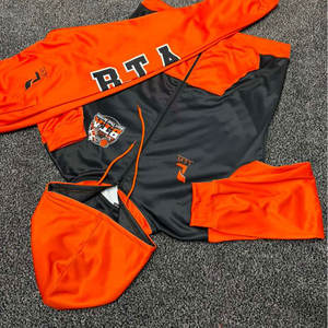 ชุดอุ่นสูทแขนสั้นชุดฟุตบอลวิทยาลัยแขนสั้นพิมพ์ซับลิเมชัน2025 - Product Image 5