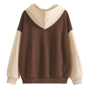 Sweat à capuche oversize pour femme, 100% coton molletonné, coupe ample, respirant, écologique, logo frontal, chaud, confortable, pour un usage quotidien - Product Image 4