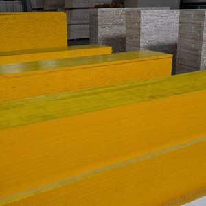 Contrachapado de Encofrado Amarillo de 3 Capas, Contrachapado de Encofrado Amarillo Impermeable, Panel de Encofrado de Tres Capas - Product Image 1