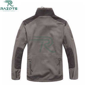 โรงงานผลิตเสื้อแจ็คเก็ต Razorts แบบสั่งทำพิเศษ ลายนูน สำหรับผู้ชาย สวมใส่สบายในฤดูหนาว เป็นมิตรกับสิ่งแวดล้อม น้ำหนัก 300 กรัม ผลิตจากผ้าฟลีซคุณภาพสูง โพลีเอสเตอร์/คอตตอน - Product Image 5