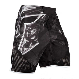 Plain MMA Short Humedad Wicking Fabric Ligero Transpirable Durable Intenso Pantalones cortos de entrenamiento - Product Image 4