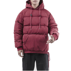 Chaqueta acolchada informal de invierno para hombre con cuello levantado teñido liso de última calidad 2025 cálida - Product Image 2