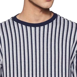 Impression par sublimation, design rayé, sweat-shirts à capuche pour hommes, deux tons, personnalisés - Product Image 5
