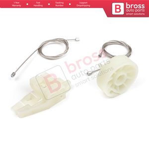 Juego de reparación de regulador de ventanilla eléctrica BWR499 puerta trasera izquierda para Scenic Grand Scenic MK2 JM0/1 2003-2009 4/5 puerta 8200118856 - Product Image 5