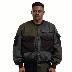 Blouson Bomber Unisexe Épais Style Urbain Brodé Fermeture Simple Boutonnage Col Montant Réversible Lettres Manches Longues Vêtement d'Automne - Product Image 5
