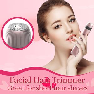 Rasoir électrique 2-en-1 double tête pour femme, recharge USB-C, tondeuse corporelle étanche avec tondeuse bikini pour le pubis, le visage, les aisselles et les jambes - Product Image 5