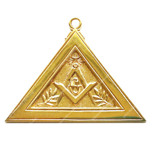 REGALIA MASÓNICA JOYA GILT PARA ADORABLE MAESTRO COLLAR DE AASR HONOR PASADO MAESTRO-FREEMASON COLLAR JOYA - Product Image 5