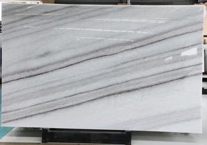 Pedra Natural <span class=keywords><strong>Columbia</strong></span> Mármore Branco Polido Big Slab Book Match Veias Lajes Parede Pavimento Decoração Bancadas Telhas - Product Image 6