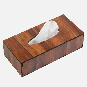 Cubierta de caja de pañuelos de madera hecha a mano con incrustaciones decorativas de latón, decoración elegante para el hogar hecha a mano con madera de Sheesham Premium - Product Image 2