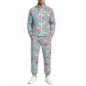 Ensemble de survêtement coupe-vent à capuche, streetwear uni, léger, athlétique, offrant une coupe confortable, style sportif et tendance - Product Image 2
