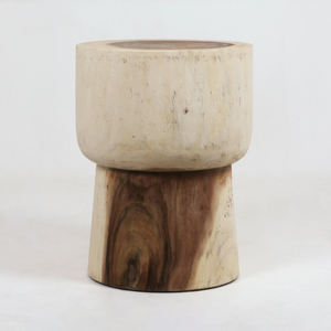 Rustic Round Stool Natural Wood Stumps Solid Wood Indoor Decoration <b>Seating</b> Stumps Natural Solid Wood Stools Made in Vietnam - Product Image 4