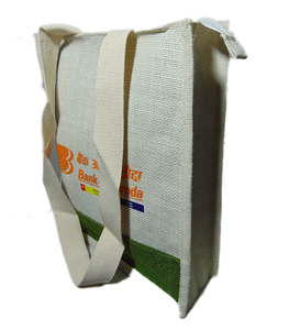 Sac à provisions écologique en jute conçu sur mesure, style manipulé, bon prix du fournisseur indien - Product Image 3