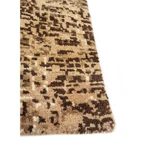 Uvenuti Gold Hand Knotted Wool <b>Rugs</b> AKWL-13025 Fluffy <b>Boho</b> Rectangular Abstract Jute Carpet for Home for Entryway Hallway - Product Image 4
