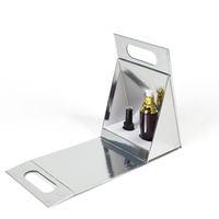 Caja de Regalo Cosmética Magnética con Forma de Trapezoide, Personalizada OEM, Hecha a Mano, Impresión de Logotipo, Embalaje de Papel Rígido, Recubrimiento UV, para Perfume