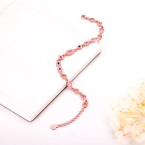 Pulsera de Cuentas Finas Encantadora en Oro Rosa para Mujer, Estilo Clásico para Bodas y Fiestas - Product Image 2