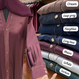 Ropa musulmana tradicional elegante y modesta para mujer, ropa de fiesta Premium, Kaftan de estilo Abayas, vestidos formales de Dubái - Product Image 1