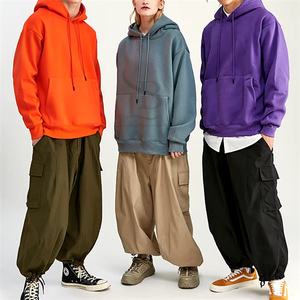 Sudaderas con capucha de invierno Unisex de alta calidad de lujo francés Terry bordado 100% algodón personalizado Sudadera con capucha en blanco de gran tamaño - Product Image 6