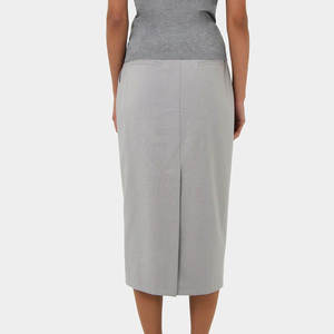 Falda de Trabajo Elástica y Transpirable 100% Algodón para Mujer, Ropa Profesional de Oficina, Tallas Grandes hasta 5XL, Ropa Corporativa Formal para Dama - Product Image 2