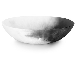 Bol de service en résine jetable écologique de luxe au design moderne pour les collations, les salades et les fruits (personnalisé) - Product Image 6