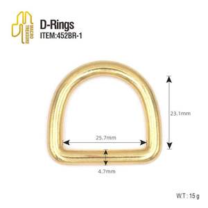 Metal D Loop Connector for Bag and <b>Luggage</b> <b>Strap</b> - Product Image 2