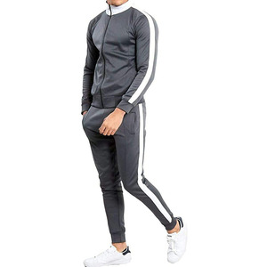 ชุดวอร์มลำลองสำหรับผู้ชาย ผ้าทนทาน บริการ OEM ราคาขายส่ง ราคาถูก มีเสื้อแขนยาวแบบมีซิปและฮู้ด - Product Image 5