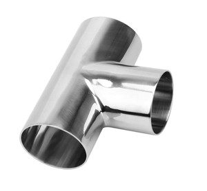 Raccords de tuyauterie sanitaires en acier inoxydable ISO de haute qualité, polis, raccords en T à 3 voies pour les stations de traitement de l'eau - Product Image 4