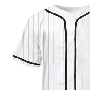 Camiseta de Béisbol Unisex Transpirable, Nueva Llegada, Superventas, Sublimación Personalizada, Secado Rápido, Tela de Poliéster, Servicio OEM, Venta al Por Mayor - Product Image 4