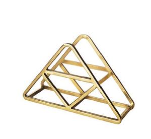 Porte-mouchoirs plaqué or présentoir à vaisselle porte-serviettes porte-serviettes de luxe support de rangement de mouchoirs facile Portable léger - Product Image 1