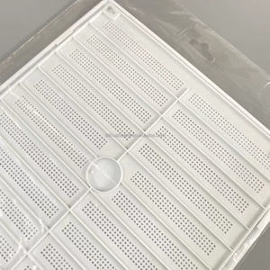 Modern tasarım ayarlanabilir beyaz plastik Vent hava firar 9 \ "X 6 \" şık kayıtları ve ızgaraları - Product Image 4