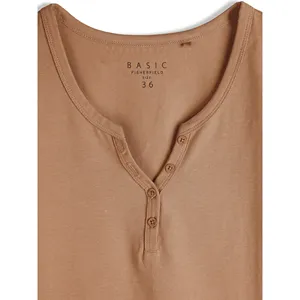 Camiseta Informal de Jersey de Algodón Sólido con Logotipo, Transpirable y Elástica para el Verano - Product Image 6