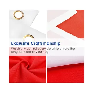 Euro 2024 Vente chaude Football Fans Drapeau Produits Angleterre Football Drapeau 3x5 Angleterre