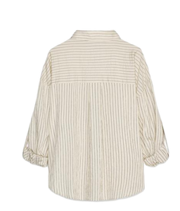 Chemise Oxford rayée de qualité supérieure pour femmes Design élégant Idéal pour les vêtements professionnels Disponible à des prix de gros abordables - Product Image 3