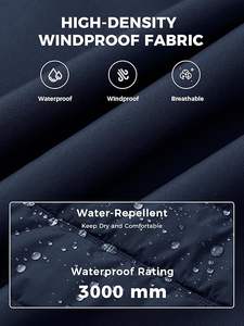 Veste matelassée pour homme, chaude, imperméable, manteau d'hiver, parka à capuche (taille standard et grande taille) - Product Image 6