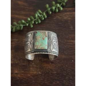 Randy Boyd Royston Fashion <b>Cuff</b> <b>Bracelet</b> with Turquoise & Sterling <b>Silver</b> Elegant & Stylish Accessory - Product Image 1
