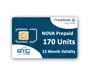 Thuraya Satellite Phone NOVA SIM With 170 Units Of Airtime