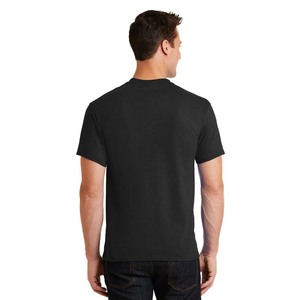 Sérigraphie Broderie T-shirt Tri-Blend pour Hommes Fournisseurs T-shirts Poche poitrine gauche T-shirt en coton Pima - Product Image 2