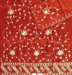 Designer moderne non cousu brodé à la main beaux costumes de travail de fond Chionan pour les fêtes indiennes mode traditionnelle - Product Image 2