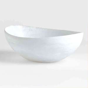 Bol et plat de service décoratifs en résine polie, fabriqués à la main, écologiques, fabriqués en Inde, pour les fêtes - Product Image 5