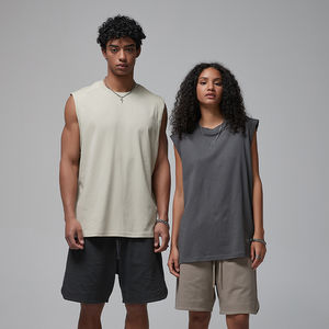 T-shirt à manches courtes pour hommes Oversize 100% Cotton Mens Tshirt Boxy Fit Organic Cotton Tee Blank Plain Print T Shirt - Product Image 2