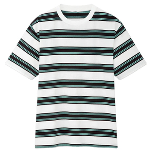 เสื้อยืดสำหรับผู้หญิงและผู้ชายผ้าฝ้าย100% 230กรัมพิมพ์โลโก้ OEM แบบเรียบ - Product Image 4