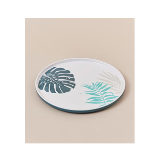 Assiette à dîner imprimée en acier inoxydable pour le camping servant des fruits et des aliments - Product Image 4