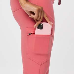 Pantalones Joggers Ajustados de Cintura Alta OEM, Puños Bordados, Impermeables, Transpirables y Ecológicos, Uniformes Médicos para Doctores/Enfermeras - Product Image 4