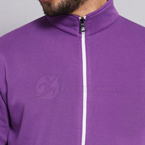 Ensemble de survêtement de sport d'hiver pour hommes, personnalisé avec logo, en coton/polyester, respirant, séchage rapide, léger, taille élastique, pour la gym et le jogging, grandes tailles - Product Image 6