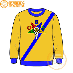 Orden personalizada de la estrella del Este Sudadera bordada de lana de algodón Suéter de alta calidad Ropa griega OES Sudaderas - Product Image 3