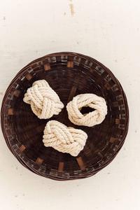 Wholesale Handmade Creative White Rope Woven Napkin <b>Ring</b> From <b>Indian</b> Exporter - Product Image 3