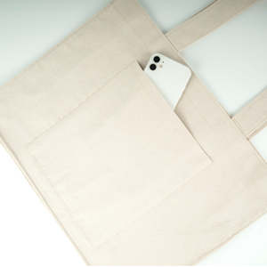 Bolsa de Lona de 10 oz con Color Sólido, 18 x 14 x 4 (45 x 35 x 10 cm), Bolsillo Frontal con Fuelle Completo - Product Image 6