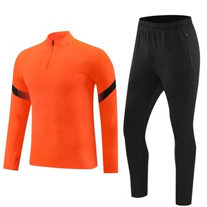 Survêtement de sport pour enfants et hommes, survêtement de football, haut à manches longues avec fermeture éclair, pantalon, automne/hiver, grande taille pour enfants - Product Image 4