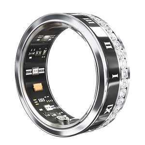 Bague connectée V2 en alliage de titane, étanche IP68, GPS, moniteur de fréquence cardiaque et d'oxygène sanguin, contrôle par application, bague de suivi de santé tendance - Product Image 2
